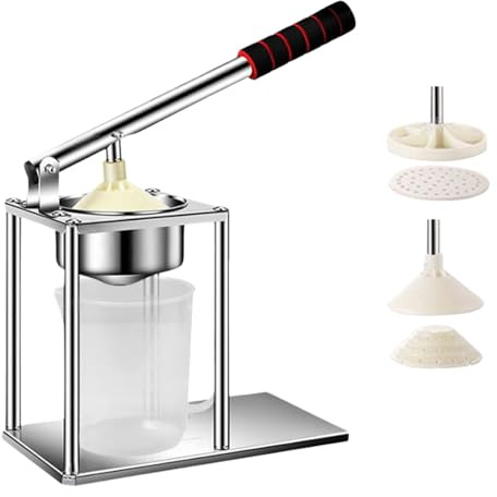 Heavy Duty Manual Juicer Hand Press | Commercial-Grade Fruit and Wine Press – Durable Stainless Steel Juice Extractor for Oranges, Grapes, Lemons, Berries – Ideal for Home Kitchen, Restaurant