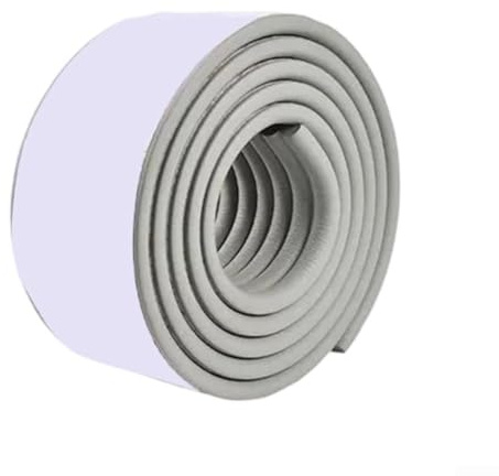 Self-Adhesive Bunk Bed Ladder Pads 200x8cm PVC Anti-Collision Protective Strips with Soft Foam Padding for Comfortable Climbing and Edge Protection on Ladders Cabinets Desks(grey)