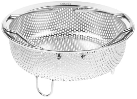 Cabilock Panier Vapeur Acier Inoxydable Épais avec Poignée Passoire Multifonction pour Cuisson Légumes Fruits et Riz Insert Égouttoir pour Autocuiseur et Casserole