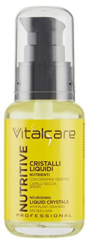 Vitalcare | Nutritive - Cristalli Liquidi per Capelli, Cristalli Nutrienti e Ristrutturanti, per Capelli Secchi e Spenti, con Ceramidi Vegetali, 50 ml