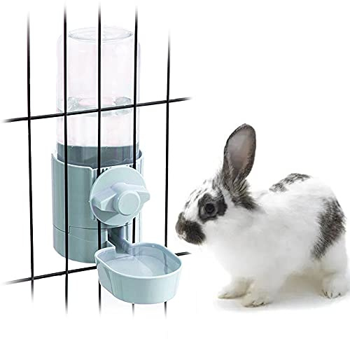 Abreuvoir pour lapins, cochons d'Inde, hamsters et autres petits animaux de 488 ml sans fuite, bol d'eau sans goutte pour petit animal de compagnie Oncpcare