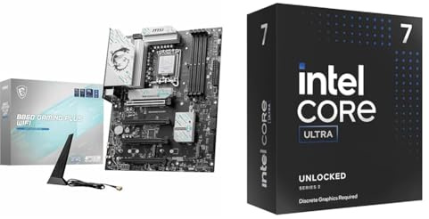 MSI B860 Gaming Plus WiFi Mainboard + Intel® Core™ Ultra 7 265KF Prozessoren 20 cores