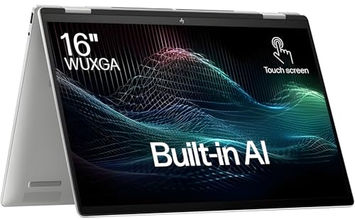 HP Envy x360 16-ac0503sa 16 2-in-1 Laptop | Intel Core Ultra 5 | 8GB RAM | 512GB SSD | 1920 x 1200 IPS Display | 5MP Webcam | Dual Speakers | WiFi 7 | Windows 11 Home | Silver