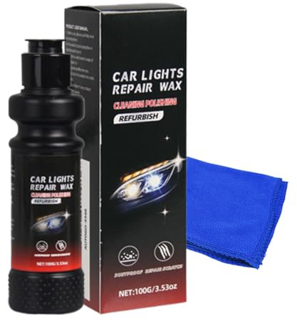 YNPQTDS Kit de Restauration de Phares de Voiture - Lotion de Polissage pour Phares Automobile 120ml,Restaurateur Automobile Pour Camion Camping Car Rénovation Conducteurs