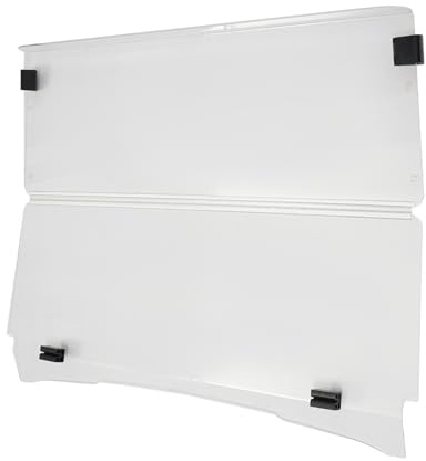ROGONPDK Golf Cart vikbar vindruta, golfvagnsvindruta, vikbar vindskärm, transparent framruta, vindskydd, för EZGO TXT-golfvagn, 1995–2013