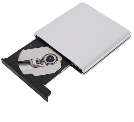 LICAEVEY Unità Ottica Esterna USB 3.0 Blu Ray, Masterizzatore BD Ad Alta velocità con Riproduzione 3D e Design in Lega di Alluminio, per Computer Desktop Laptop PC