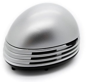 BETEC 75701 Mini Tischstaubsauger Hand-Staubsauger Krümmelfresser Silber