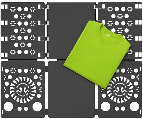 BoxLegend V3 Shirt Folder Board Tshirt Clothes Folder Folding Board Durable Laundry Sorter Helper Liner, Black