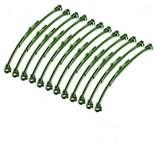 12 Stück Tomaten Spalier Verbinder, Pflanzenstütze Rankstab Stange Stab Tomatenstäbe Verbinder Pflanzstabverbinder für 11 mm Durchmesser Pflanzstäbe (Erweitet 10 -14)
