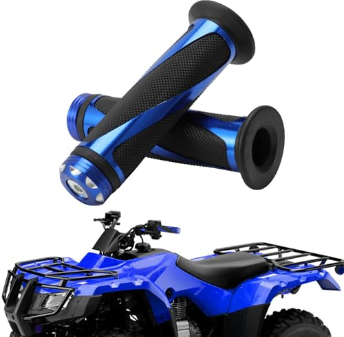 Manopole Moto 22-25 mm Universali per Raptor 350 700 Grizzly YFM350 Blu