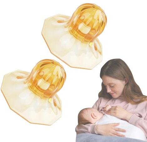 Nippelsauger, Nippelzieher - 1 Paar tragbare Nippelsauger,Brustwarzenschild, Frauen-Nippel-Vidrater, Brustwarzensauger für stillende Mütter mit flachen Brustwarzen