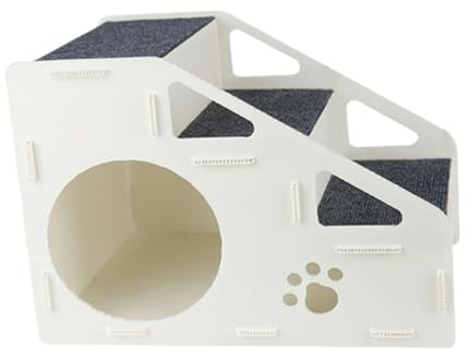 Ioensy Escalera para Perros, Escalera para Trepar, Escalón Antideslizante Desmontable para Gatos, Ideal para Animales Pequeños Y Mayores. Sofá para Gatos, 3 Pasos