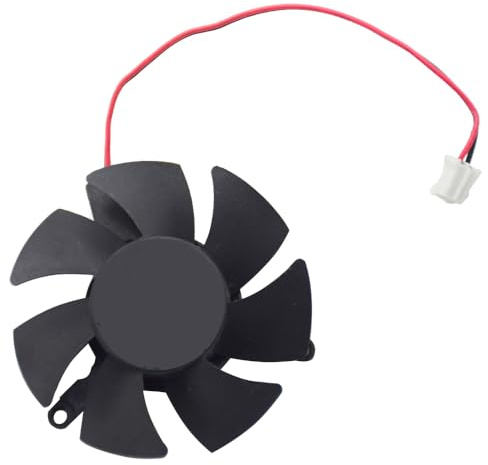 Pièce de refroidissement de l'ordinateur Ventilateur de carte vidéo for GT 1030 2G LP OCV2 46MM FD5010U12S 12V 0.22A 2Pin ventilateur de refroidissement de remplacement de carte graphique
