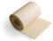 Dynamic24 Polyrattan Sichtschutz Streifen 2,55m Doppelstabmatten Zaun Rolle Zaunblende (Creme)