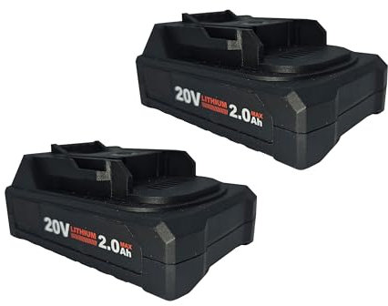 Set di 2 batterie 20 V 2,0 Ah per scarificatore