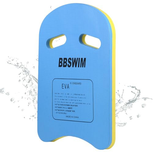 Schwimmbrett Kinder, Schwimmbrett Kickboard für Kinder und Erwachsene, Trainingsausrüstung PE Schaumstoff Schwimm Board mit Griffen, Schwimmhilfe Kinder für Schwimmübungen & Training