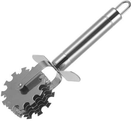 Luxshiny 1 Pz Inteneritore per Carne Acciaio Inossidabile con Ruote Strumento Manuale per Ammorbidire Carne Utensile Facile da Usare per Bistecche e Maiale