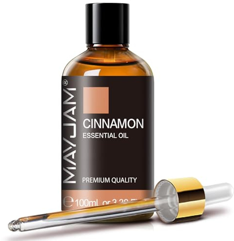 MAYJAM Aceite Esencial de Canela para Difusor 100ML | Aceite de Canela Humidificador, Bricolaje, Hogar, Accesorios