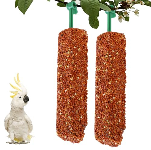 Huayeex Nymphensittich-Leckerli | Vogel-Snacks | Trainingsbelohnungen für Kauen Futtersuche Snacks für Sittiche, Sittiche, Finken, Myna, Kanarienvögel