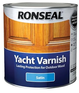 Ronseal YVS25L Exterior Yacht Varnish Satin 2.5 Litre