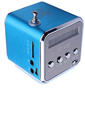 Riloer Mini Altoparlanti Altoparlanti Portatili per Auto, Bici, all'aperto, Doccia Scheda TF Integrata per Smartphone, all'aperto, da Viaggio con Radio FM