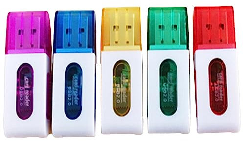 Portátil Mini USB 2.0 Micro SD TF T-Flash Lector de Tarjetas de Memoria Adaptador Flash Drive SD Memoria Flash al por mayor