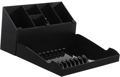 WEKADRIN Porte-ciseaux Et Plateau De Peignes Pour Coiffeur Rangement Organisé Pour Outils De Coiffure Support Pratique Pour Salon