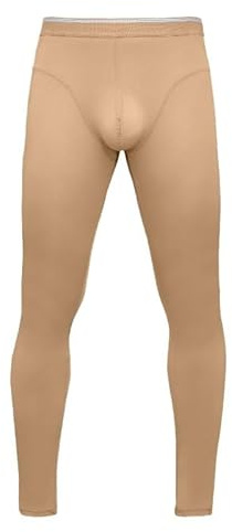 Calzoncillos largos para hombre con bragueta de un solo color, suaves y cómodos, pantalones de ocio, lounge de invierno, térmicos, bajo ropa interior de esquí, ligeros, delgados y funcionales