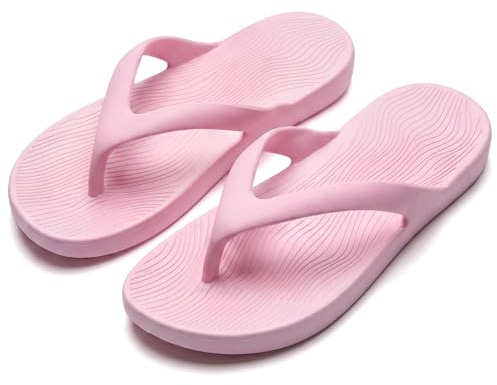 Zimoer Femme Homme Tongs de Plage et Claquettes de Piscine Confortable Été Chaussons Antidérapantes Flip Flops Women Chaussures Ouvertes Unisexe Mode Tongs Plage Piscine