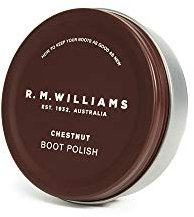RM Williams Chestnut Shoe Polish - Restores Colour To Chestnut Leather ANY