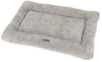 Scruffs Cosy Dog Crate Mat (XL), 120 x 75cm, Grey