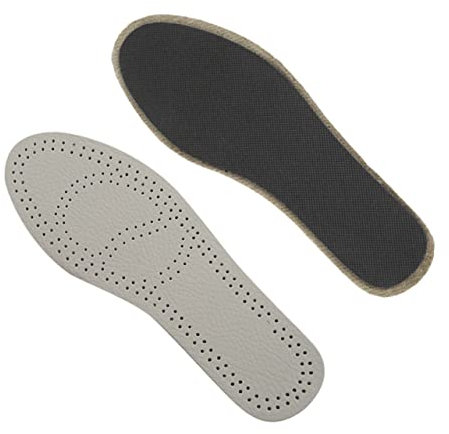 GOOHOCHY Hochwertige Leder Einlegesohlen Für Herren Und Damen Atmungsaktive Schweißabsorbierende Schuhsohlen Für Sport Freizeit Und Arbeitsschuhe Komfortable Dämpfung Und Geruchsschutz