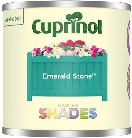 Cuprinol Garden Shades Tester Paint Pot - 125ml - Emerald Stone