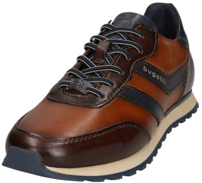 bugatti-Herren-Schnürer-332-ARX05,Dark Brown/Cognac,41
