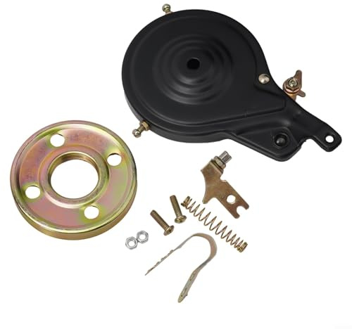 Conjunto de freno de tambor trasero de bicicleta de 90 mm para cuerpo de acero, piezas de repuesto de bicicleta japonesa (90 mm, negro)