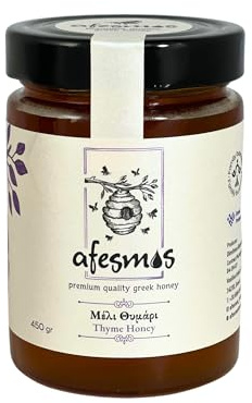 Afesmos Miele di Timo Greco | Aromatico e Naturale | 450g