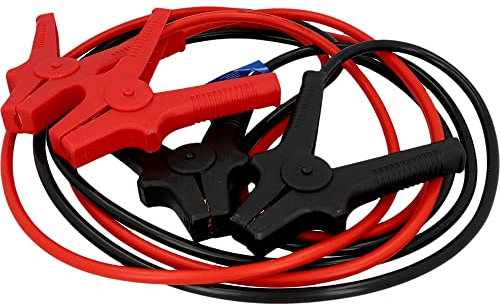 cartrend Starthilfekabel Alu-Cu DIN16 220Amp, Überbrückungskabel, Kabel mit Kupfer-Aluminium-Technologie, DIN 72553, Starterkabel für Verbrennungsmotoren bis 2.500 cm³, Spannung 12V und 24 V