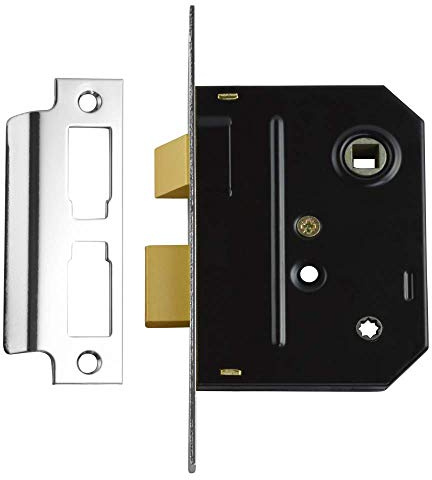 Union Locks 2294 Mortice Bathroom Lock 76mm - Chrome Finish