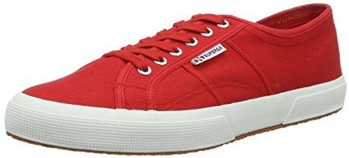 Superga Herren 2750 Cotu Classic Turnschuhe, Rot Red White, 43 EU