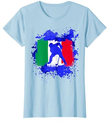Hockey su ghiaccio dall'Italia Maglietta