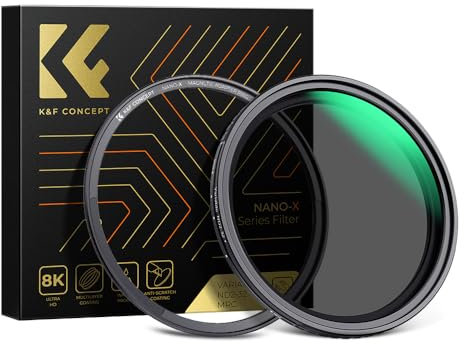 K&F CONCEPT 67mm Magnetic Variable ND2-32 Lens Filters Adjustable Neutral Density Waterproof (Nano-X Series)