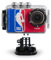 Nilox, Action Cam NBA, Action Camera WiFi con Risoluzione 4K/30 fps, Electronic Image Stabilization, Schermo Rotante LCD 2, Memoria 64GB, View Angle 170°, con Custodia Stagna Fino a 30 m, multicolore