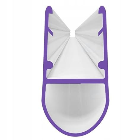 AquaParts Duschtür Dichtung 200cm | für 4mm, 5mm, 6mm Glastür Stärken | Transparent | Wasserabweisende Duschdichtung | Streifdichtung | Duschkabinen-Dichtung | für Dusche und Duschtür