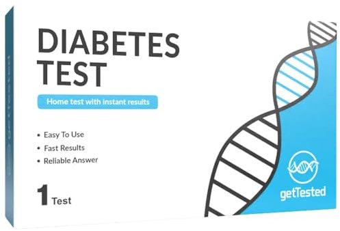 getTested Diabetes test (1 test) a simple at-home test with immediate results to detect glucose and ketone levels in your urine sample as an aid in diagnosing diabetes