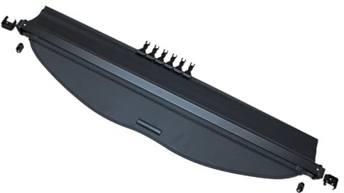 ZXYHBHD Kofferraum-Laderaumabdeckung, kompatibel mit Honda FIT Jazz 2008-2013, Zubehör, Schwarze einziehbare Kofferraumabdeckung, Sicherheitsschild-Schatten