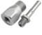 Diamond Core Drill Bit Connector Rod for Electric Hammer, For SDS PLUS Arbor Adapter, Grey Alloy Material (Round handle)