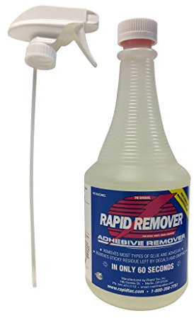 Rapid Remover Vinyl Letter Remover 32 oz. Bottle with Sprayer Adhesive Remover for Vinyl Wraps Graphics Decals Stripes