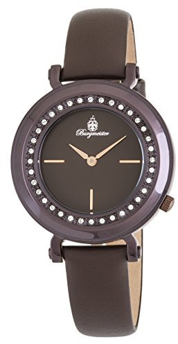 Burgmeister Damen Analog Quarz Uhr mit Leder Armband BM809-095