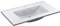 ARKITMOBEL Lavabo PMMA Color Blanco, 81,5x13x46 (AnchoxAltoxFondo-en cm), Pila Lavamanos Rectangular para Baño