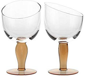 CRISTALICA Eiscremeglas Eisbecher 2er-Set rosa Vienna Gelato 330ml